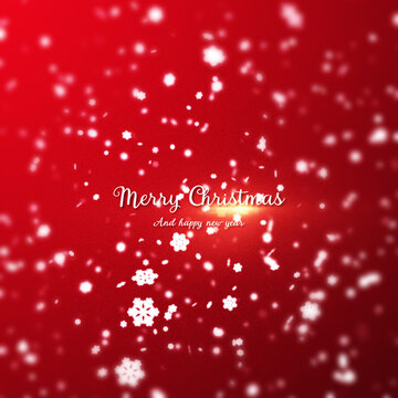 Christmas Snowflake Particle Explosion Title Animation &ndash; Square Format