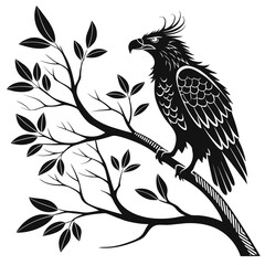 Fototapeta premium bird on a branch