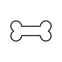 Dog bone isolated icon design