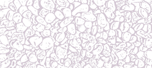 Natural Sea Coastal Stones Background. Pebble Texture by the Ocean