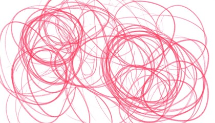 Abstract swirls of pink