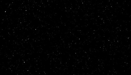 A black backdrop speckled with small white points.