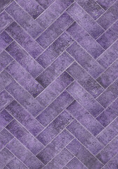 Fototapeta premium Textured Purple Tile with Classic Pattern for Interior Design