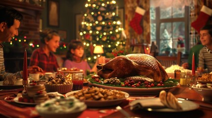 Detailed Visual Representations Of Feast Table