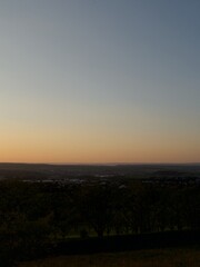 sunset in the mountains