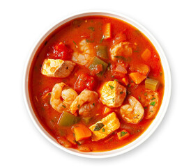prawn and fish soup 