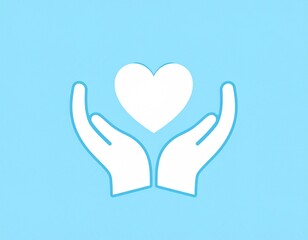 Obraz premium light bulb with heart symbol