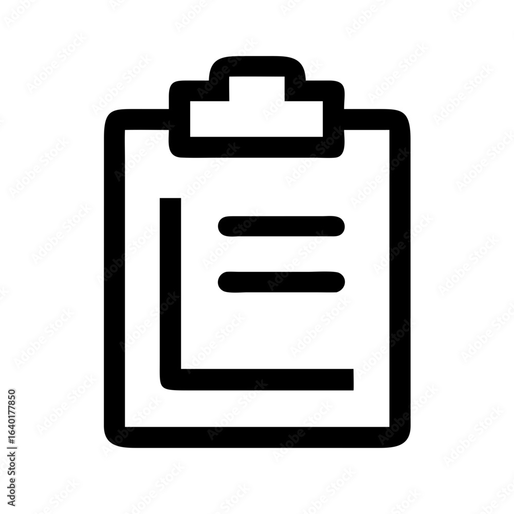 Aufkleber clipboard checklist icon vector illustration for task management and organization design element too