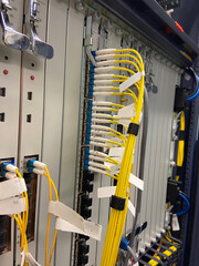 Fiber-optic data transmission systems, Telecommunication equipment, Data center, the telecom...