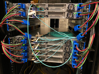 Fiber-optic data transmission systems, Telecommunication equipment, Data center, the telecom...