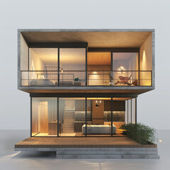 modern apartment building