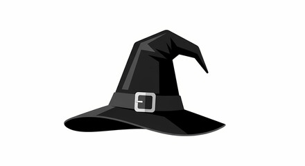 Fototapeta premium Charming Witch Hat Graphic Perfect for Halloween and Fantasy Projects
