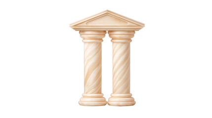 Elegant marble columns create classic architectural feature, showcasing intricate details and timeless design. Perfect for enhancing any space with touch of sophistication