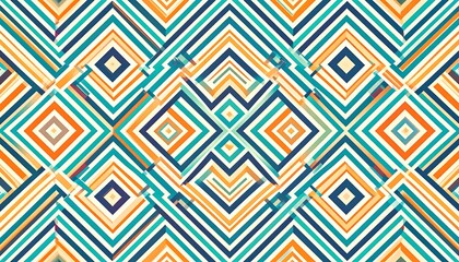 Colorful geometric pattern design