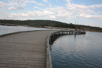 bridge over the river