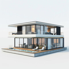 modern apartment building