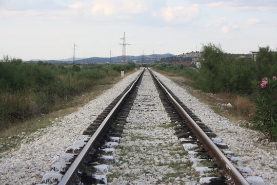 railway in the countryside