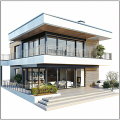 modern apartment building