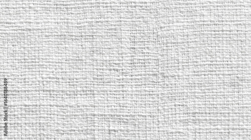 Poster the fabric displays a soft white color with fine weave details that create a subtle texture, illumin