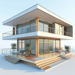 modern apartment building
