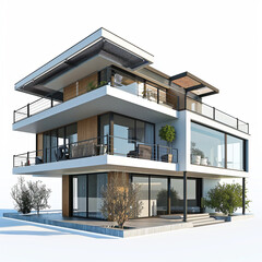 modern apartment building