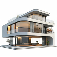 modern apartment building