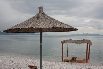 umbrellas on the beach