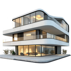 modern apartment building