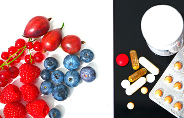 witaminy kontra witaminy, naturalne witminy a tabletki, prawdziwe witaminy z owoców, zdrowe witaminy, vitamins vs vitamins, natural vitamins vs tablets, Natural medicine vs conventional medicine  © kateej