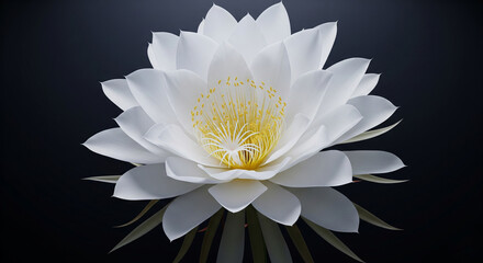 Exotic Flora: A "Queen of the Night" Flower Concept.