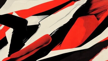 Abstract paint strokes