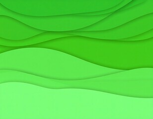 Abstract wavy green background