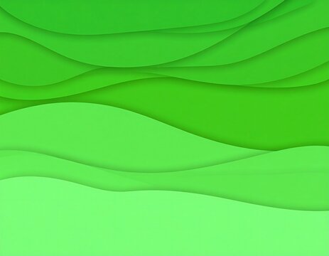 Abstract wavy green background