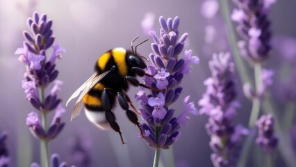 Bee on lavender