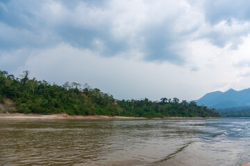 lake and mountains