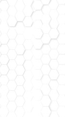 Fototapeta premium Abstract white honeycomb pattern