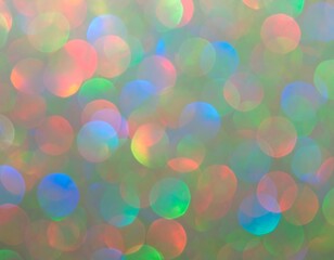 Abstract iridescent bokeh circles (1)