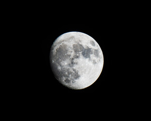 Waining Crescent Moon over Texas