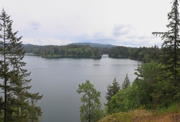 British Columbia hilly green scenery