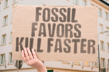 Fossil favors kill faster — Deregulation worsens disasters. GREED. LOBBYING. COLLAPSE. TOXINS....
