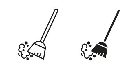Sweeping icon