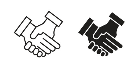 Deal icon elements. doodle graphics icons.