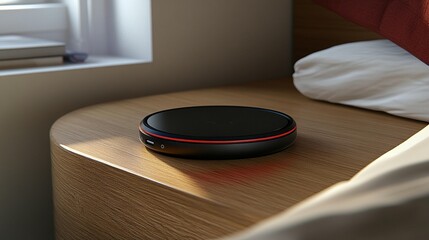Wireless Charger: Sleek Nightstand Design
