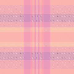 Relax vector plaid seamless, complexity texture check fabric. Collage textile background pattern tartan in light and pink colors.