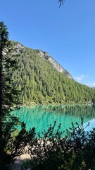 lake and mountains