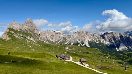 swiss alpine landscape
