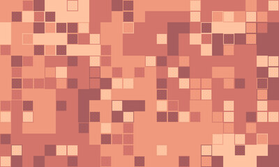 Abstract pixel art background.  Earthy tones create a calming, textured mosaic. Perfect for website banners, presentations, or modern design projects. Evokes feelings of warmth and subtle energy.