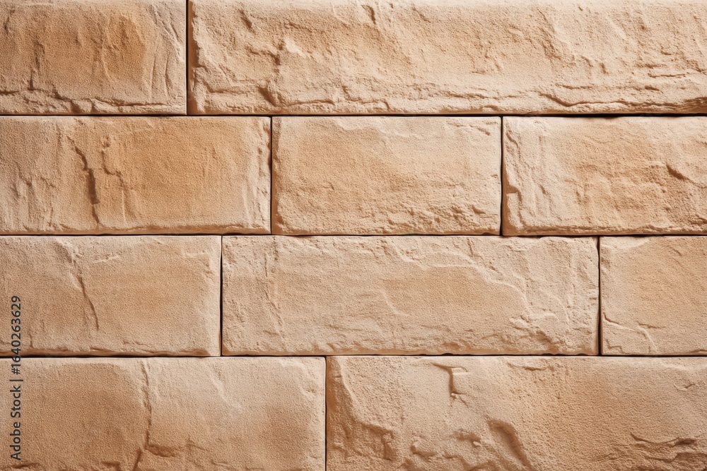 Poster texture of decorative bricks as a cladding for interior and exterior walls in building and architect
