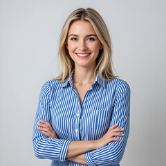 Obraz premium portrait of a young woman ,portrait of a smiling young woman
