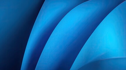 Abstract wavy blue forms